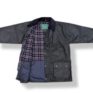 Campera Inglesa Encerada Azul